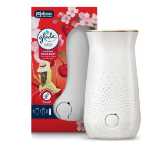 Glade Sense & Spray Floral Cherries Air Freshener Holders and Refill 